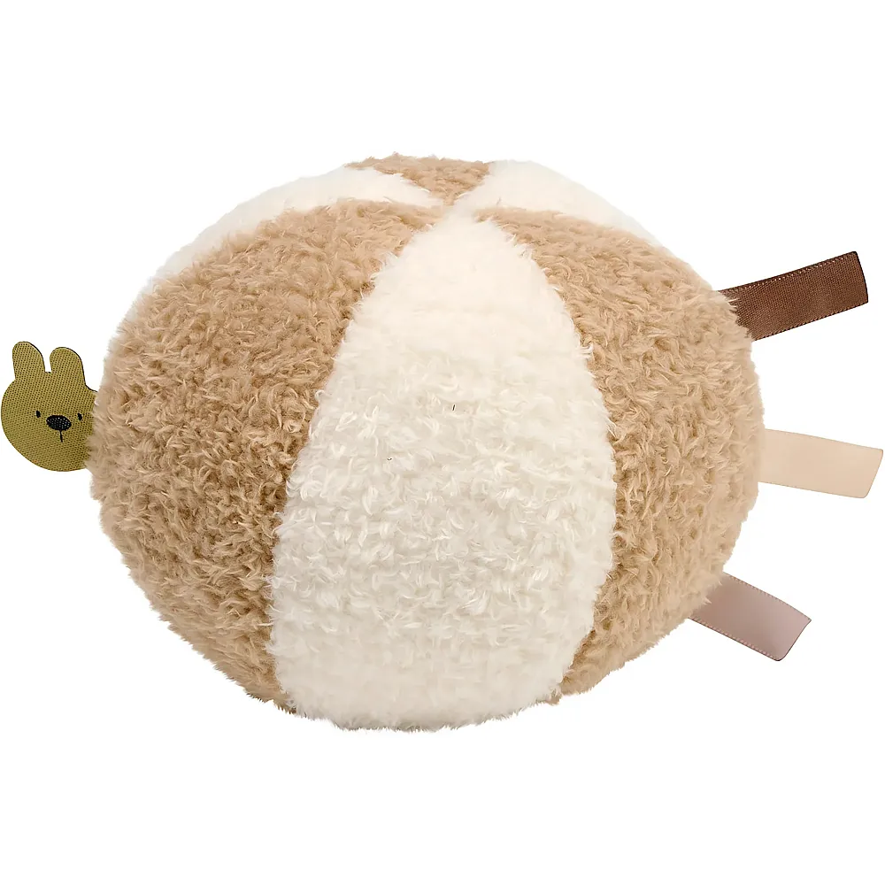 meinspielzeug - Nattou Aktiv-Kuschelball B�r mit Rassel -  12 cm | B�lle & W�rfel