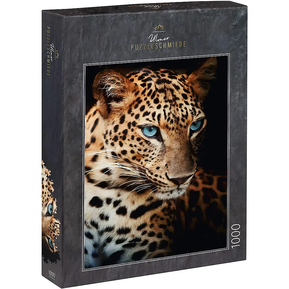 Ulmer Puzzleschmiede Tierportrait eines edlen Leoparden - 1000 Teile