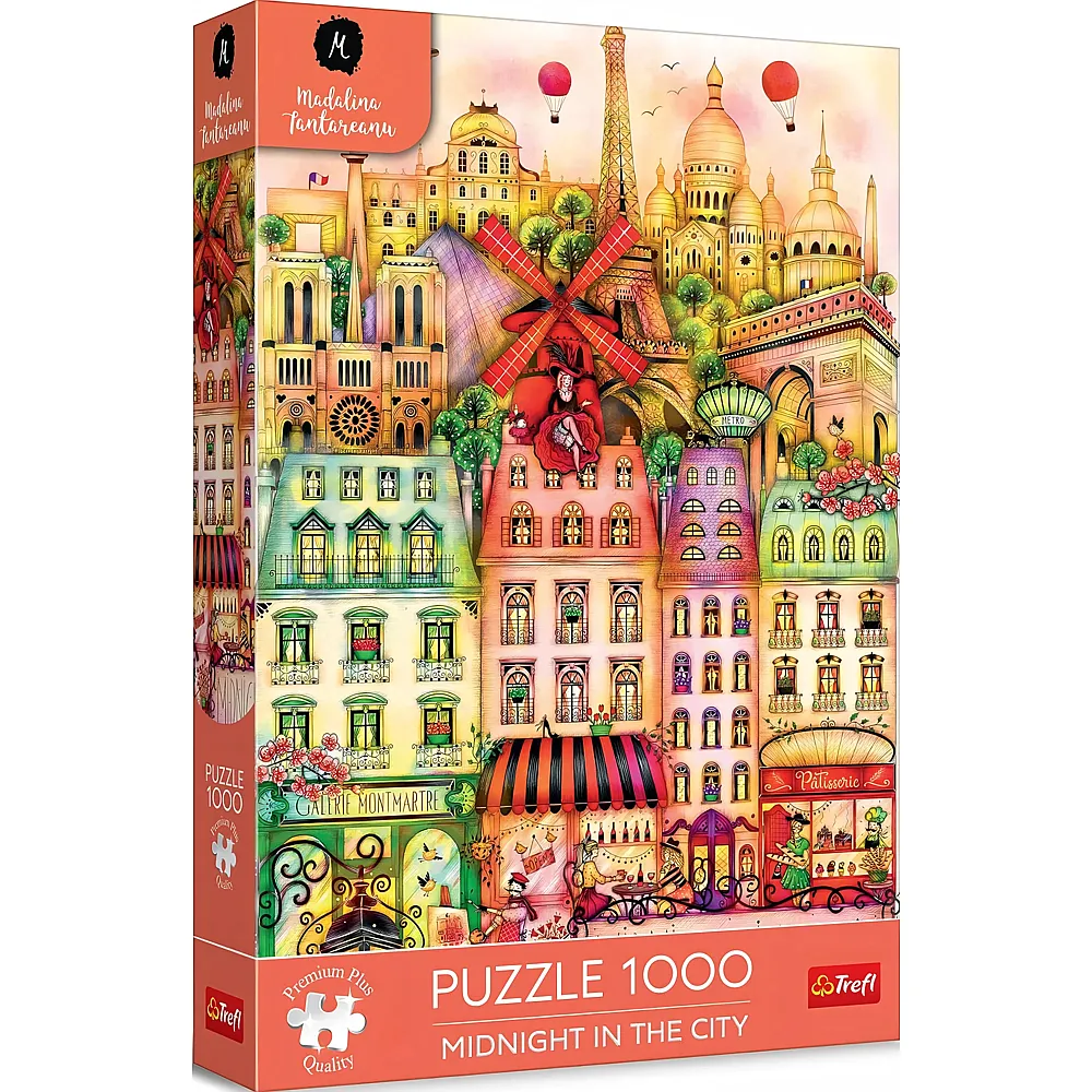 Trefl Puzzle Mitternacht in Paris - 1000 Teile