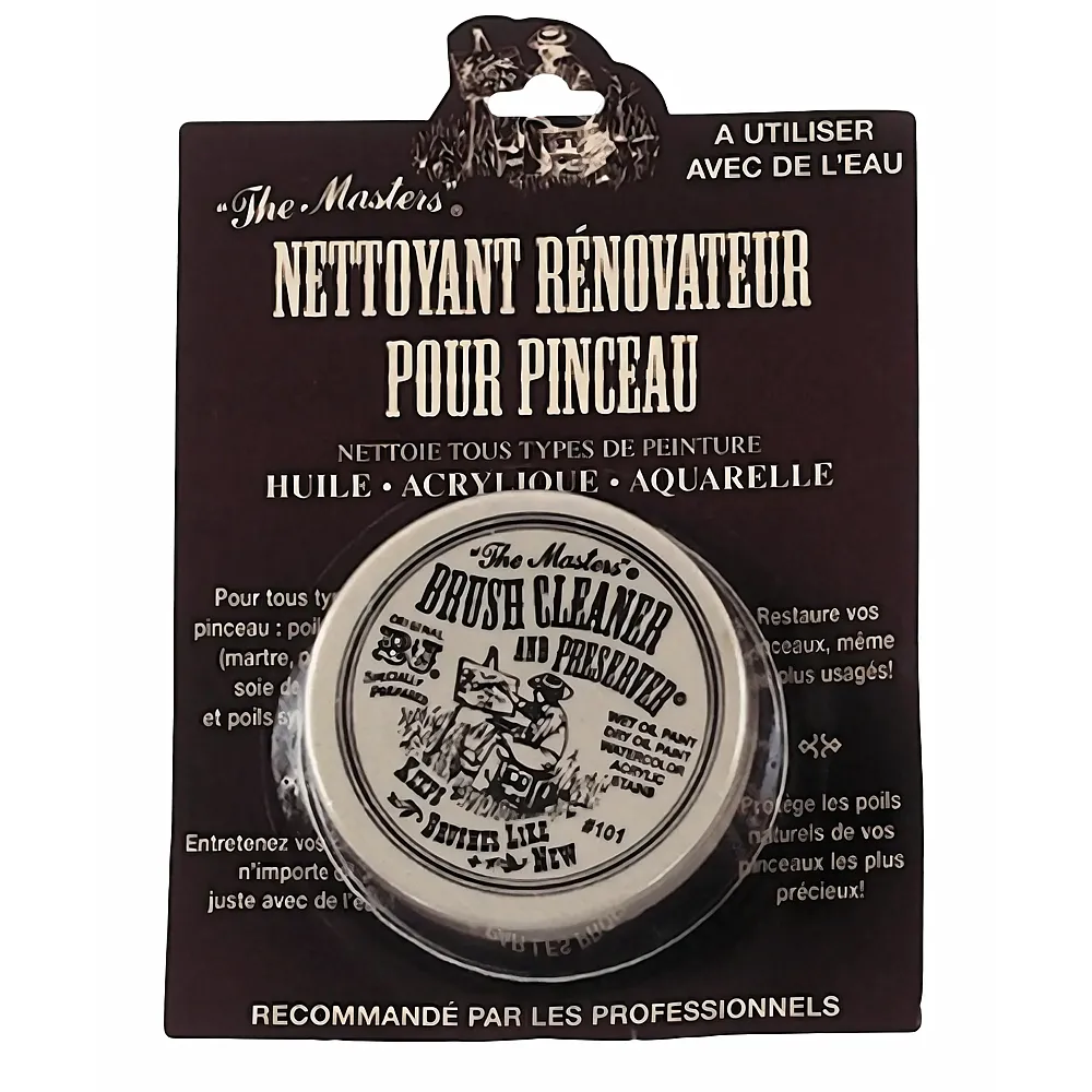 OZ International The Master's Nettoyant Pour Pinceaux Grand Format 95ml Sous