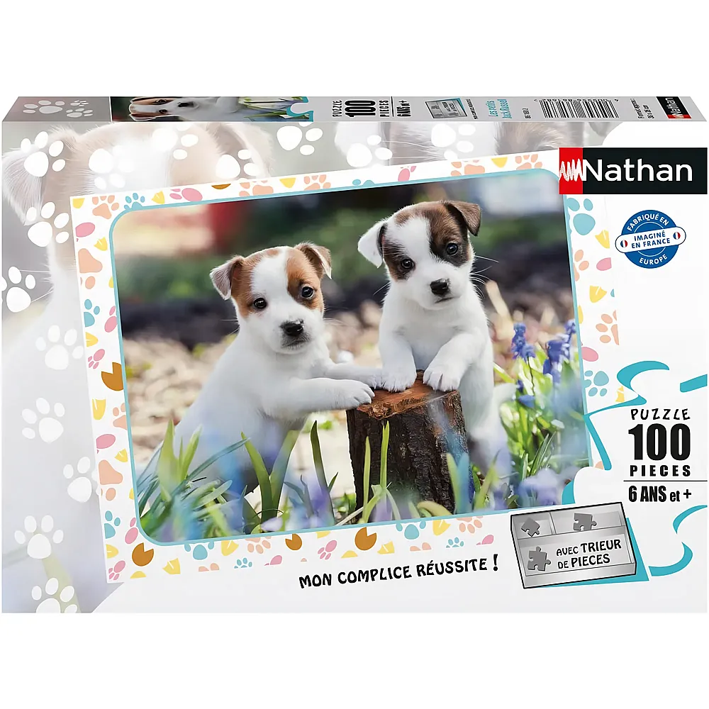 Nathan Puzzle The Little Jack Russells - 100 Teile