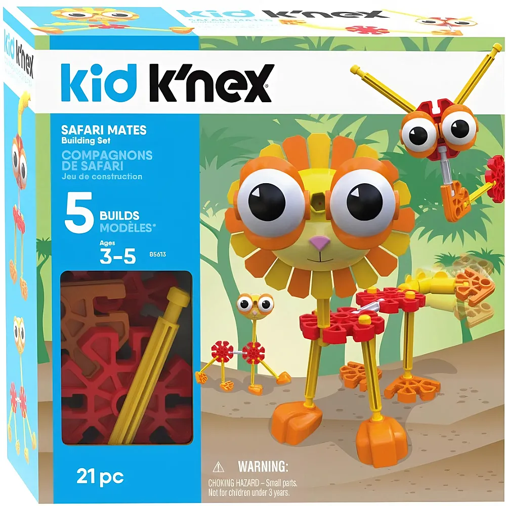 K'Nex Kid Bauset Safari - 21 Teile
