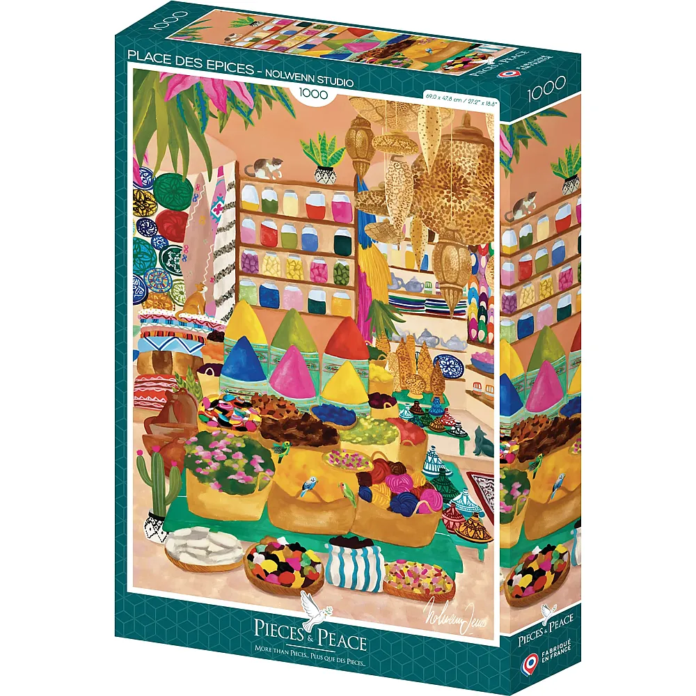 Pieces & Peace Puzzle Gew�rzmarkt - 1000 Teile