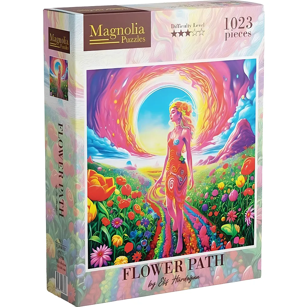 Magnolia Puzzle Flower Path