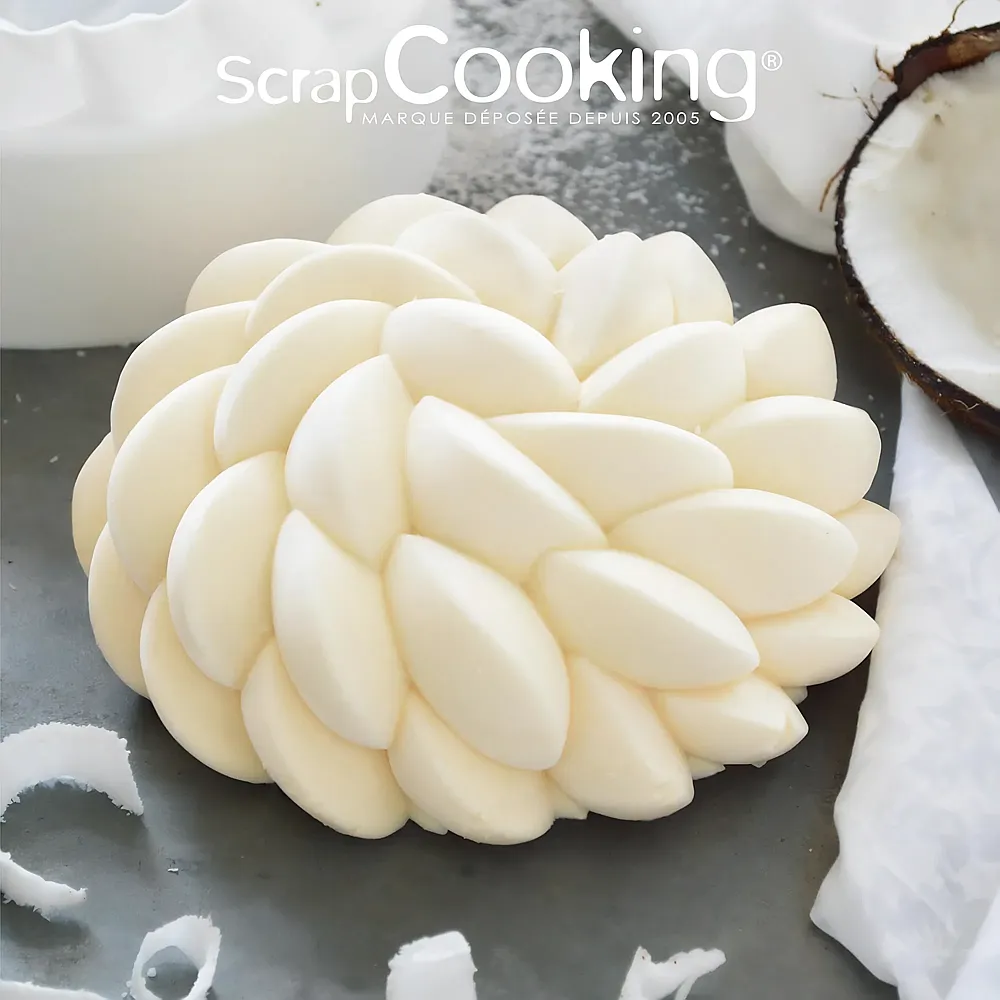 ScrapCooking Silikonform 3D Florescence