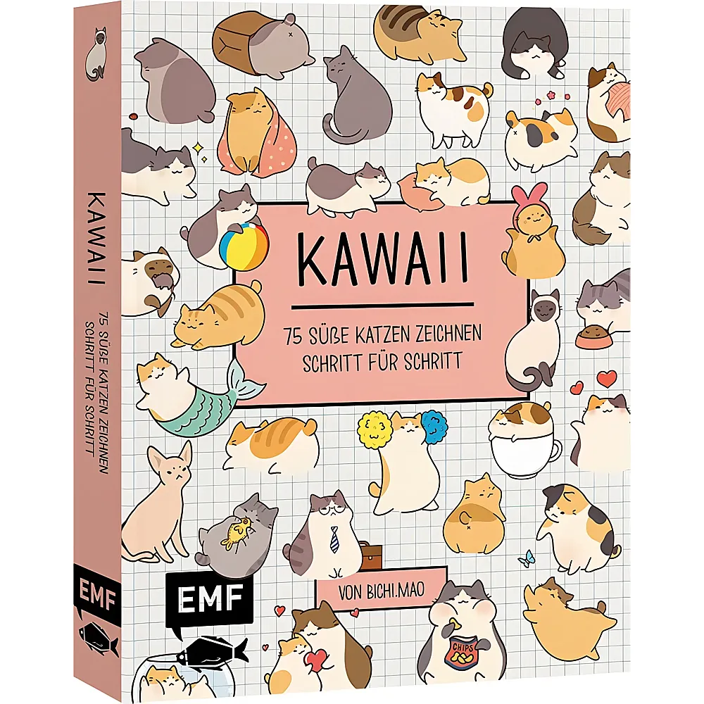 EMF Kawaii: 75 Katzen zeichnen