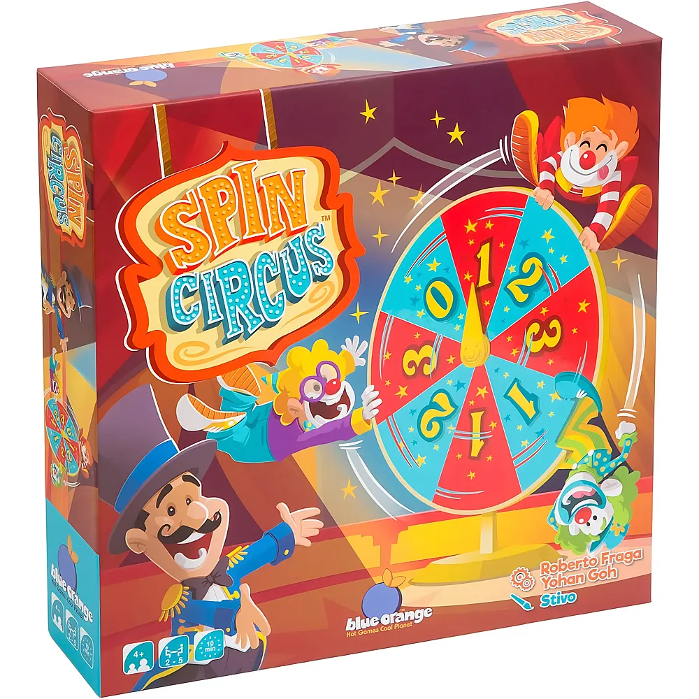 Blue Orange Spin Circus - Mehrsprachig