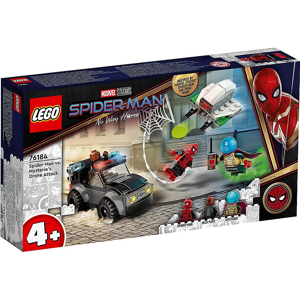 LEGO Marvel Super Heroes Mysterios Drohnenattacke auf Spiderman 76184