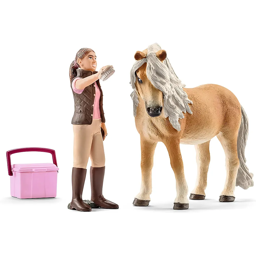 meinspielzeug - Schleich Horse Club Pferdepflegerin mit Island Pony Stute