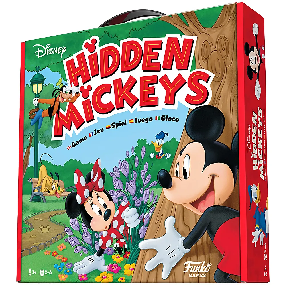 Funko Games Mickey Mouse Disney Spiel Hidden Mickeys mult