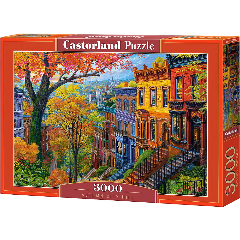 Castorland Puzzle Herbstliche Stadt auf dem H�gel 3000Teile