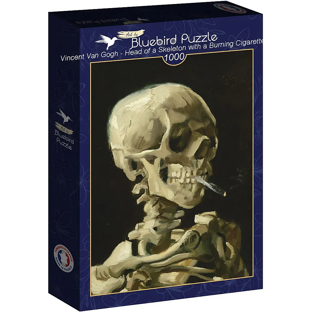 Bluebird Puzzle Vincent Van Gogh Head of a Skeleton with a Burning - 1000 Teile