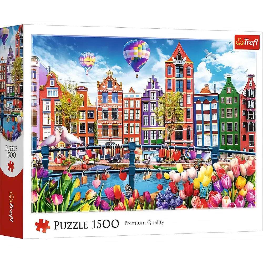 Trefl Puzzle Buntes Amsterdam - 1500 Teile