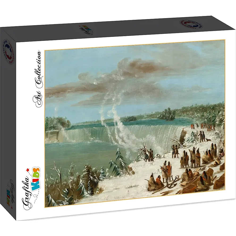 Grafika Puzzle Art Collection George Catlin Grafika Kids Portage Around the Falls of Niagara at Table Rock, 1847-1848 - 12 Teile