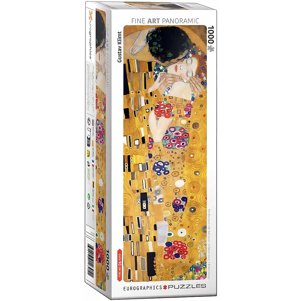 Eurographics Puzzle Panorama Gustav Klimt Der Kuss von Klimt 1000Teile