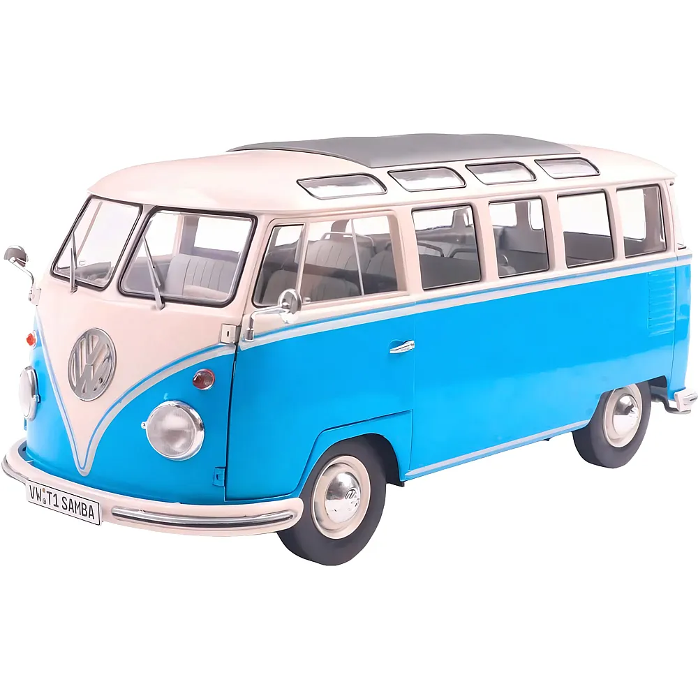 Solido 1:18 VW T1 21 Windows Blau/Weiss
