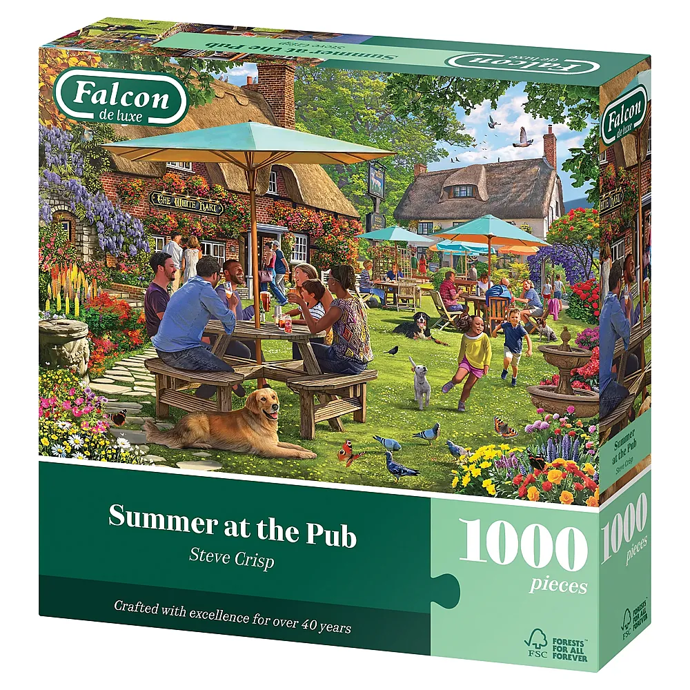 Falcon Puzzle Summer at the Pub - 1000 Teile