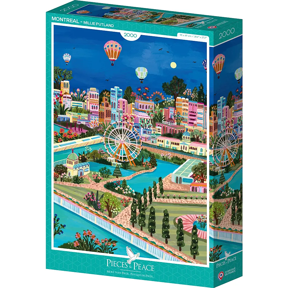 Pieces & Peace Puzzle Millie Putland Montreal 2000Teile