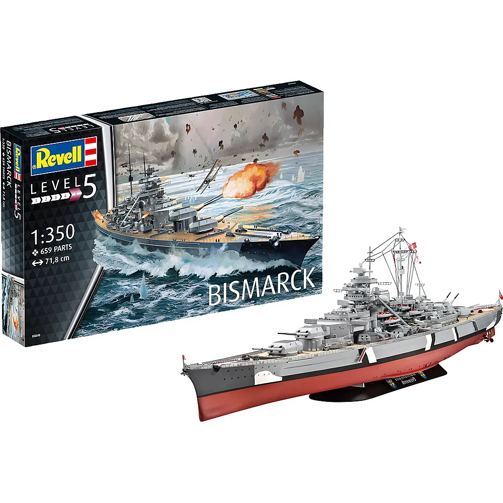 Revell Level 5 Schlachtschiff Bismarck
