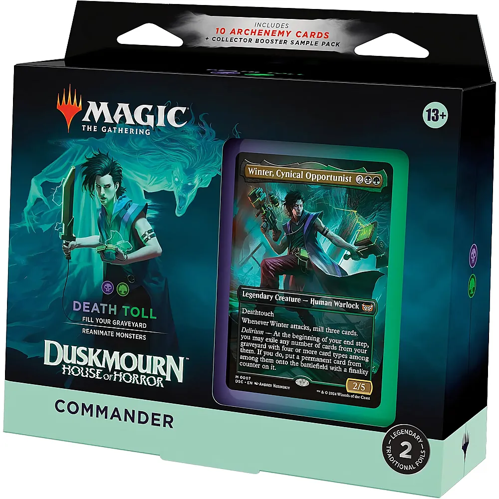 Magic The Gathering Duskmourn: House of Horror Commander Death Toll - English | Sammelkarten TCG