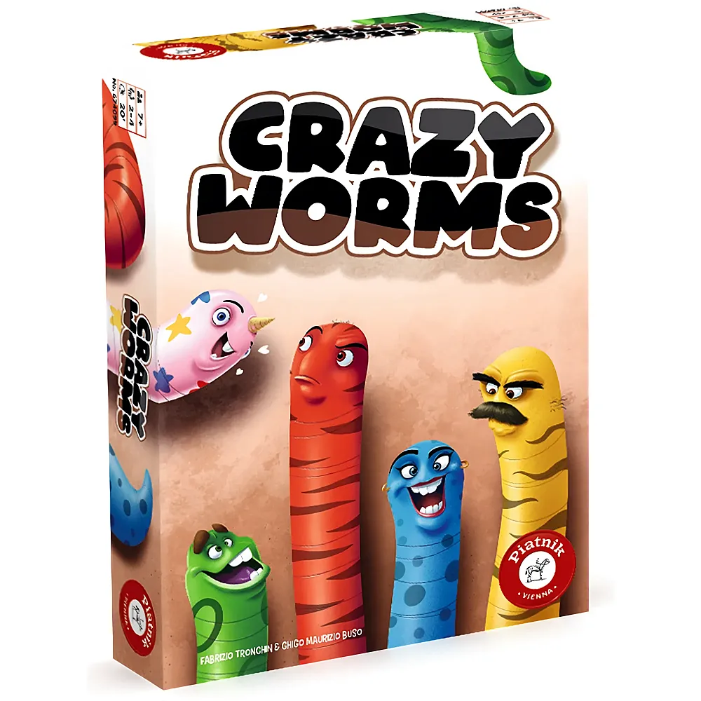 Piatnik Spiele Crazy Worms DE/FR
