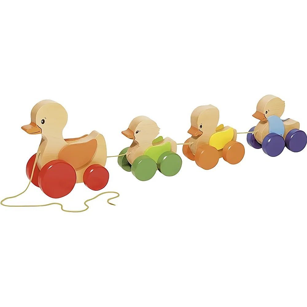 Goki Baby Ziehtier Entenfamilie | Ziehen & Schieben