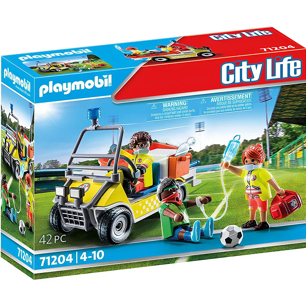 PLAYMOBIL City Life Rettungscaddy 71204