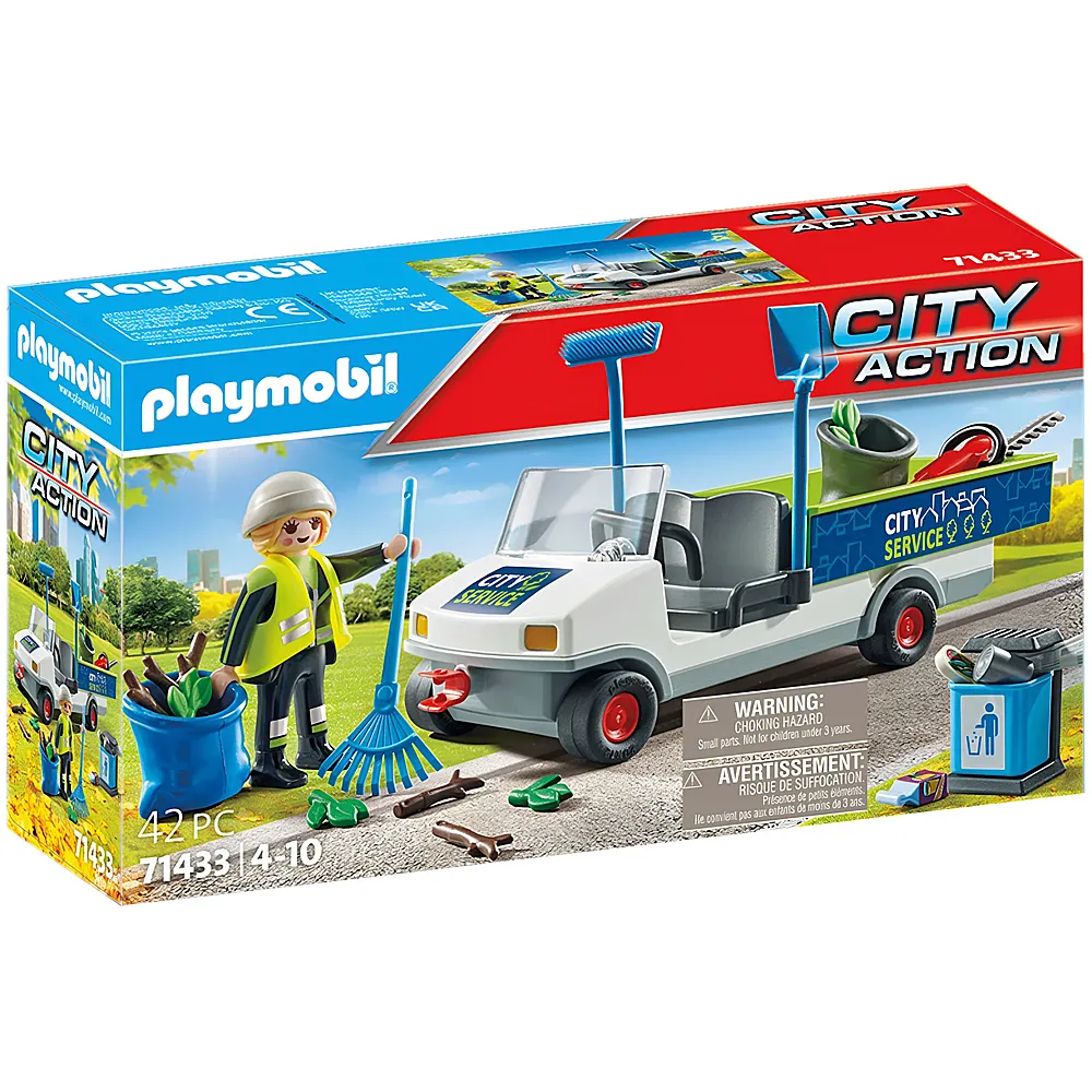 PLAYMOBIL City Action Stadtreinigung mit E-Fahrzeug 71433