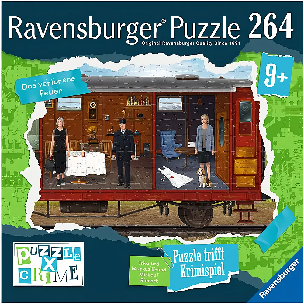 Ravensburger Puzzle X Crime Kids: Das verlorene Feuer 264Teile