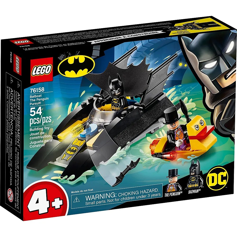 LEGO DC Universe Super Heroes Batman Verfolgung des Pinguins  mit dem Batboat 76158