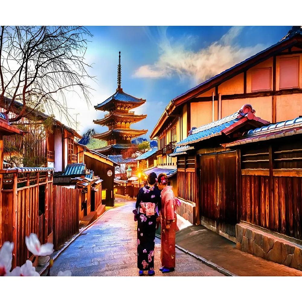 Grafika Puzzle Art Collection Japanese Temple - 2000 Teile