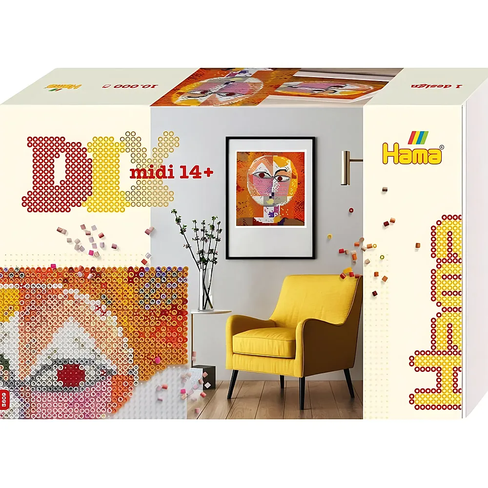 Hama Midi DIY Art Paul Klee 10000Teile