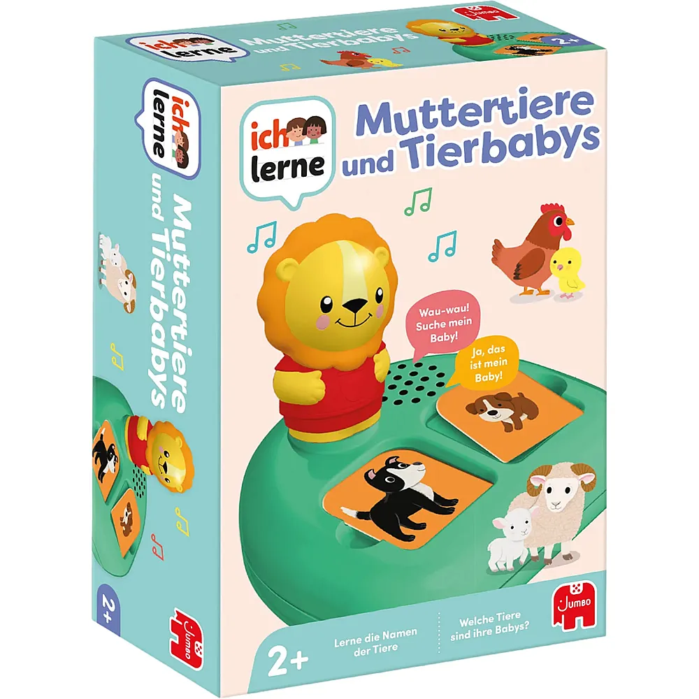 Jumbo Ich lerne Muttertiere und Tierbabys, d Laute und Namen,