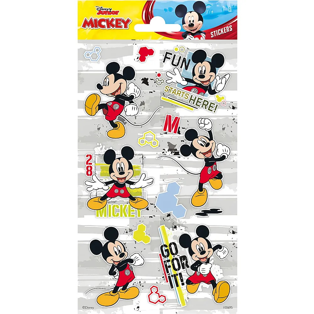 Totum Stickers Mickey Mouse Aufkleberbogen Twinkle | Tattoos & Stickers