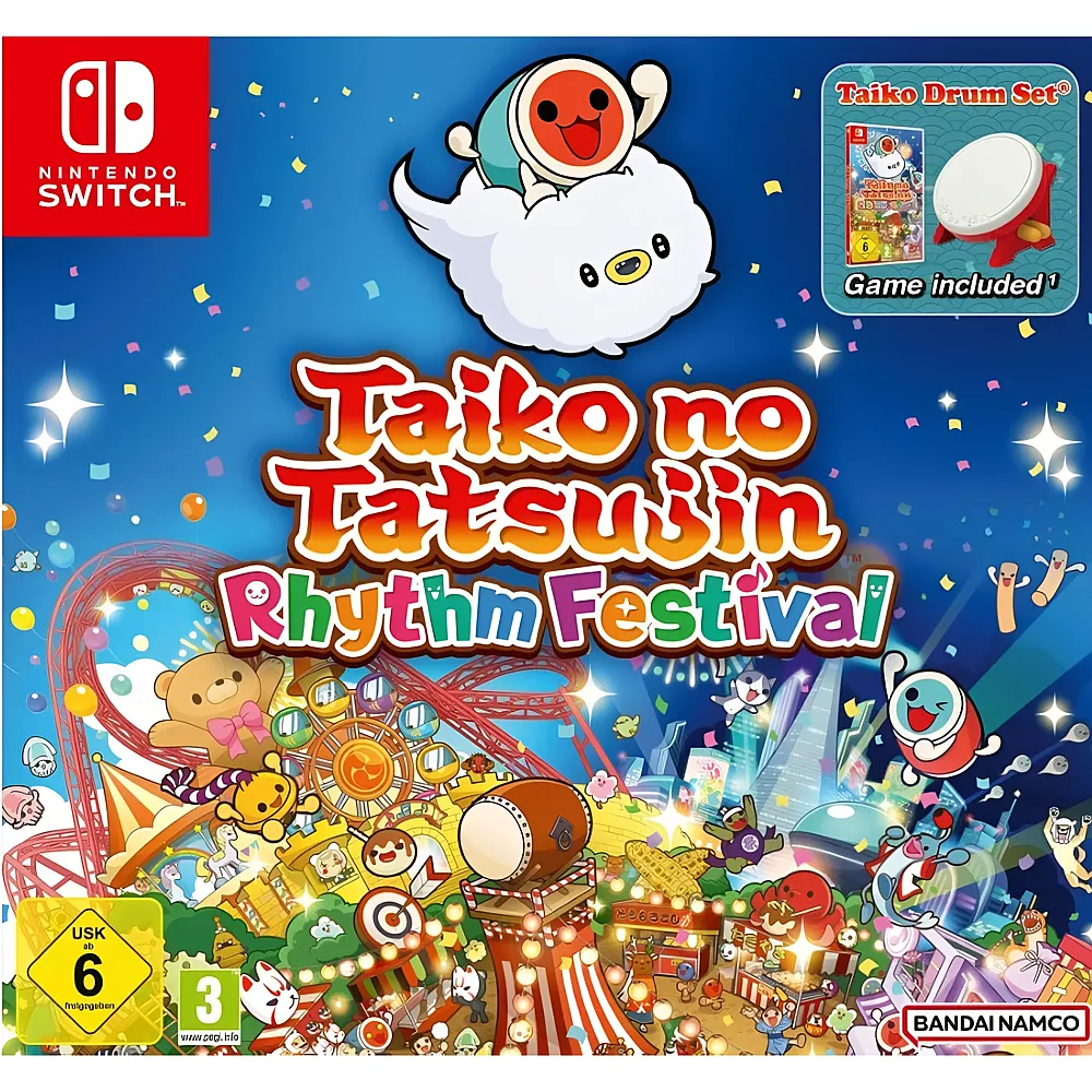 Bandai Namco Taiko No Tatsujin: Rhythm Festival NSW D/F/I