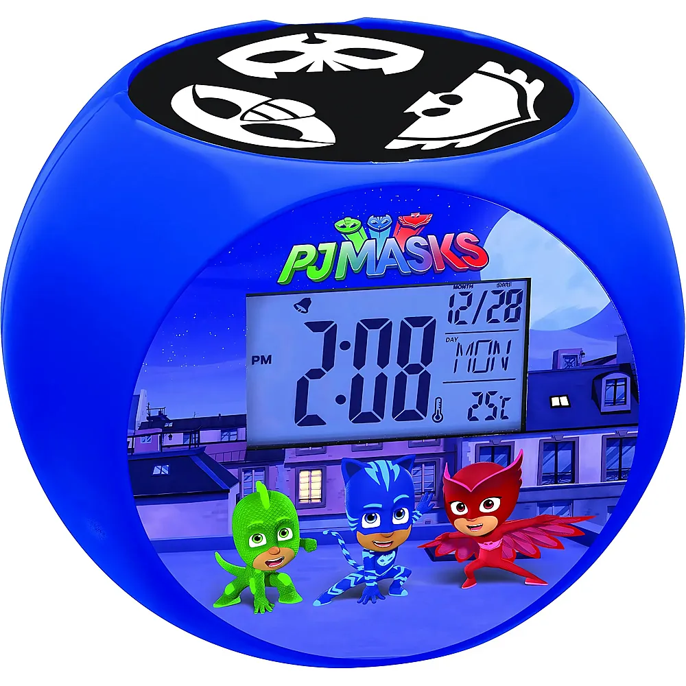 Lexibook PJ Masks Catboy Projektor-Radiowecker, Soundeffekte
