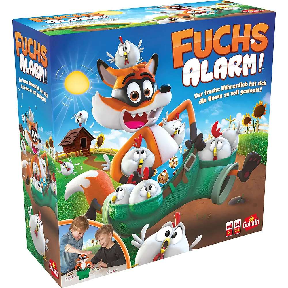 Goliath Fuchsalarm, d ab 4 Jahren, 2-4 Spieler,