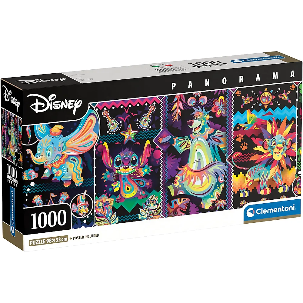 Clementoni Puzzle Panorama Disney Joys 1000Teile