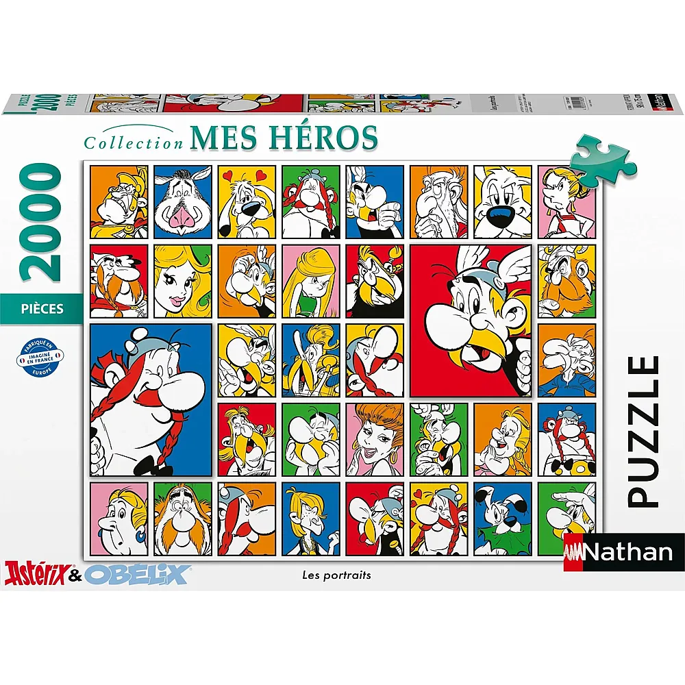 Nathan Puzzle Portr�ts Asterix 2000Teile