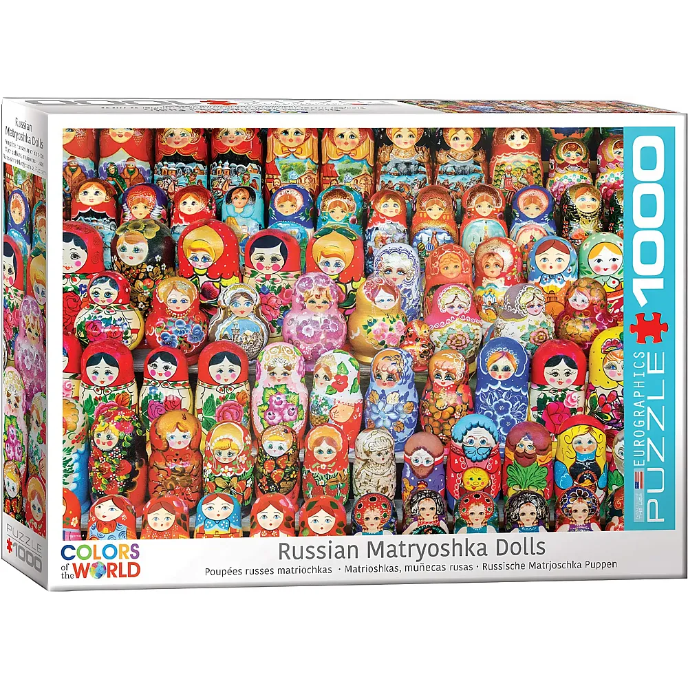 meinspielzeug - Eurographics Puzzle Russische Matryoschka Puppen 1000Teile | Puzzle 1000 Teile