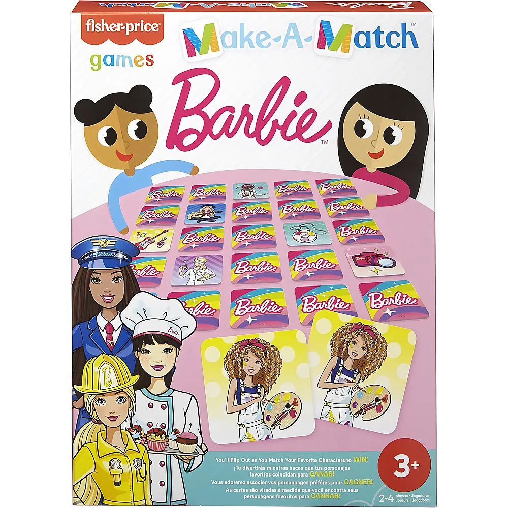 Fisher-Price Games Barbie Make-a-Match