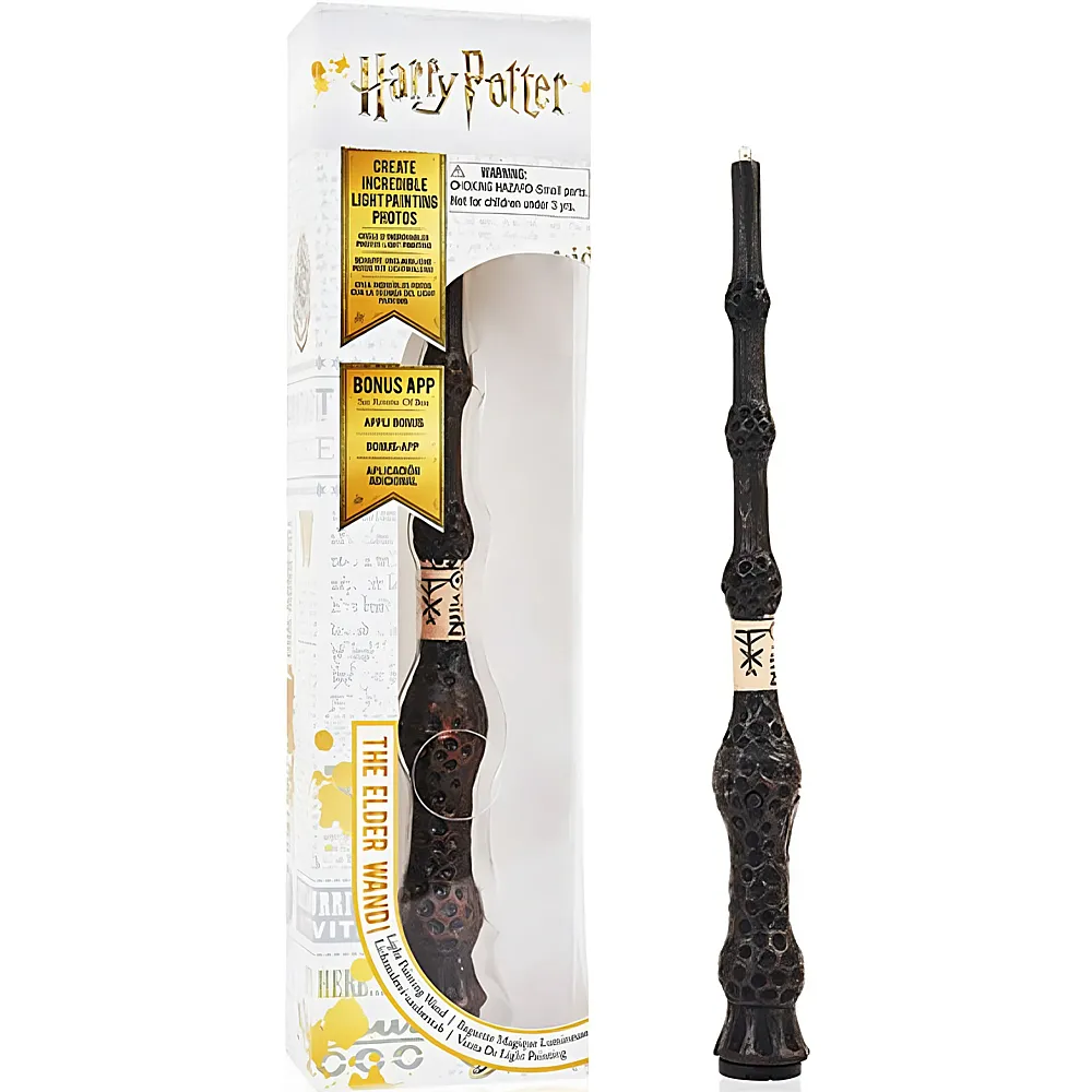 meinspielzeug - Wow Stuff Elder Zauberstab mit Licht 18cm Harry Potter | Diverses