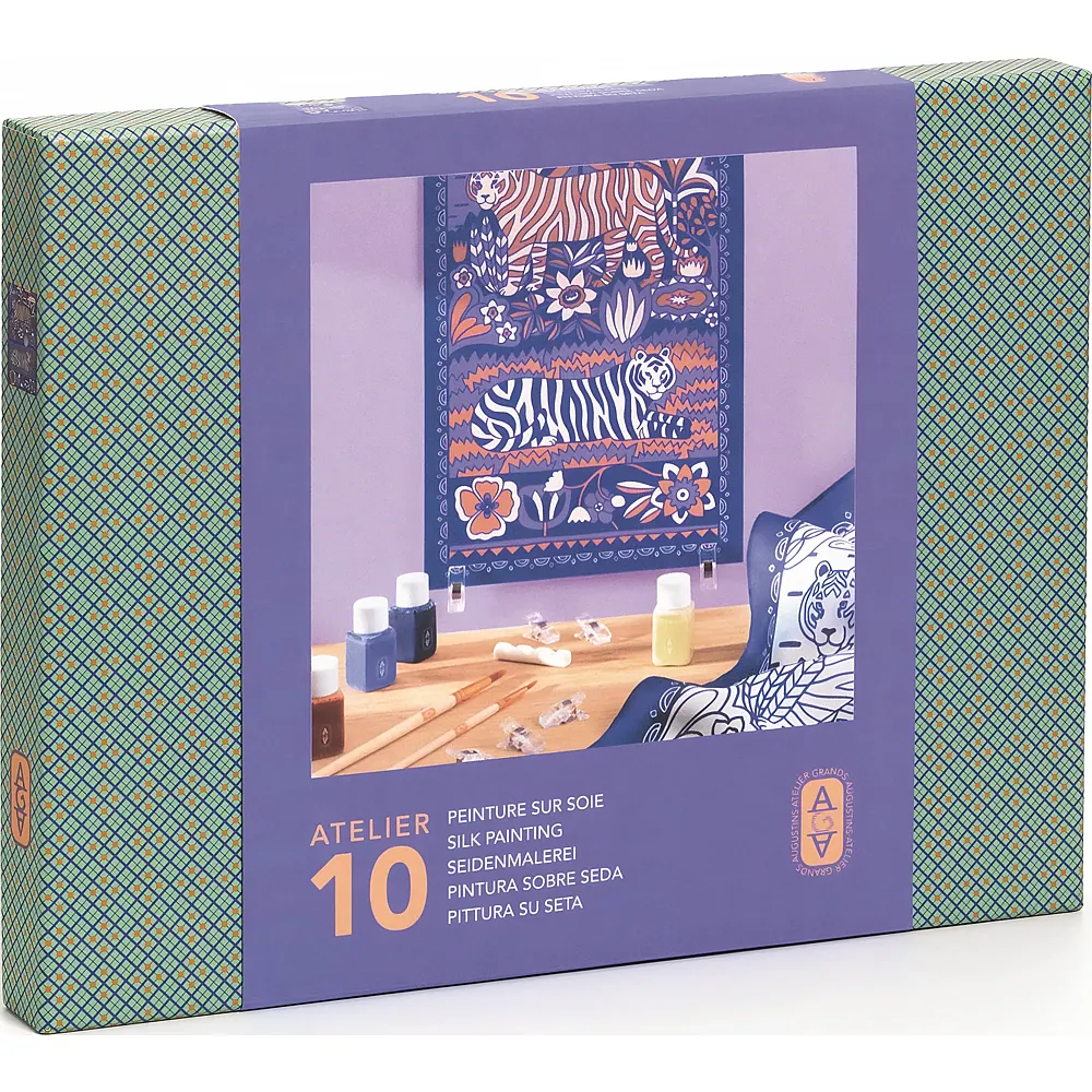 Djeco Atelier 10, Seidenmalerei