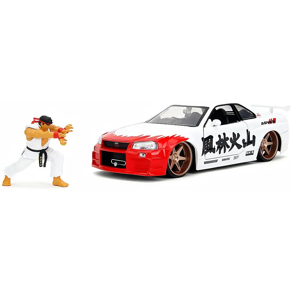 Jada Street Fighter Nissan Skyline GTR 1:24
