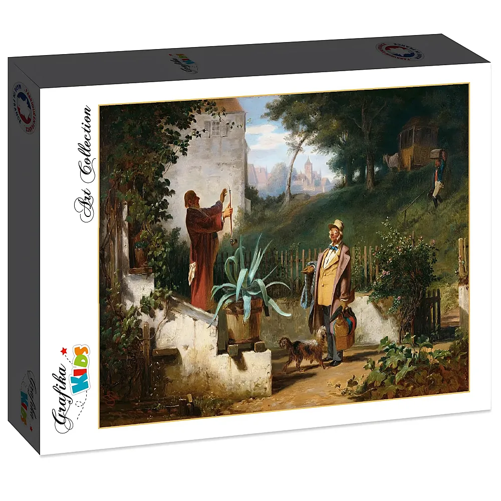 Grafika Puzzle Art Collection Grafika Kids Carl Spitzweg - Jugendfreunde, 1855 - 12 Teile