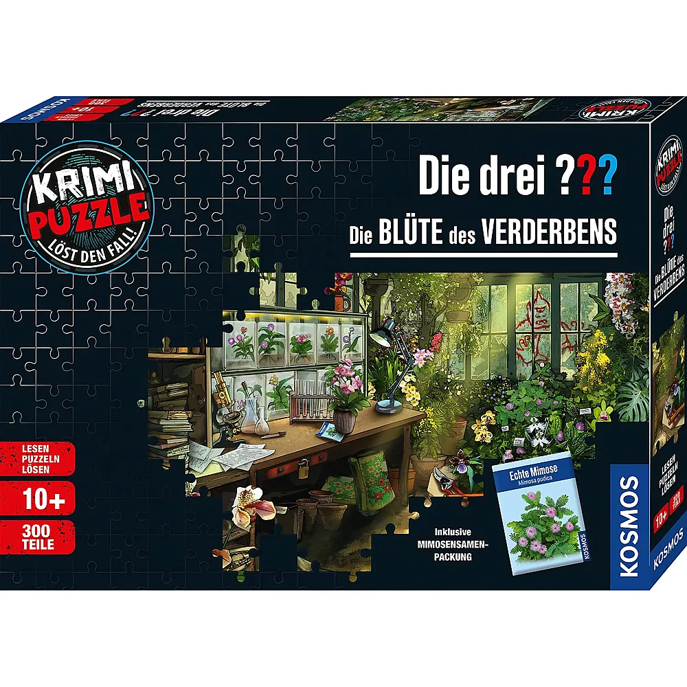 Kosmos Krimipuzzle Die drei  Bl�te Verderbens
