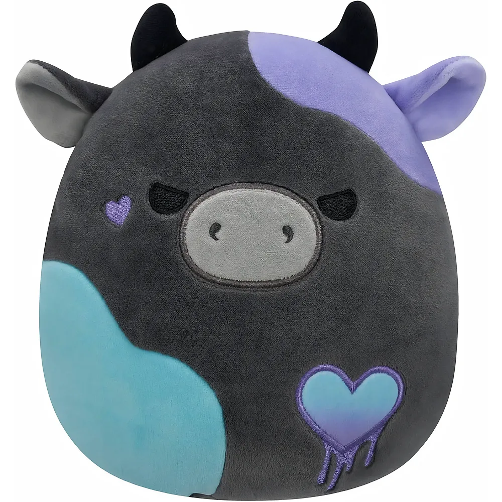 Squishmallows Pl�sch Smithereens die Kuh mit Schmelzherz 19cm