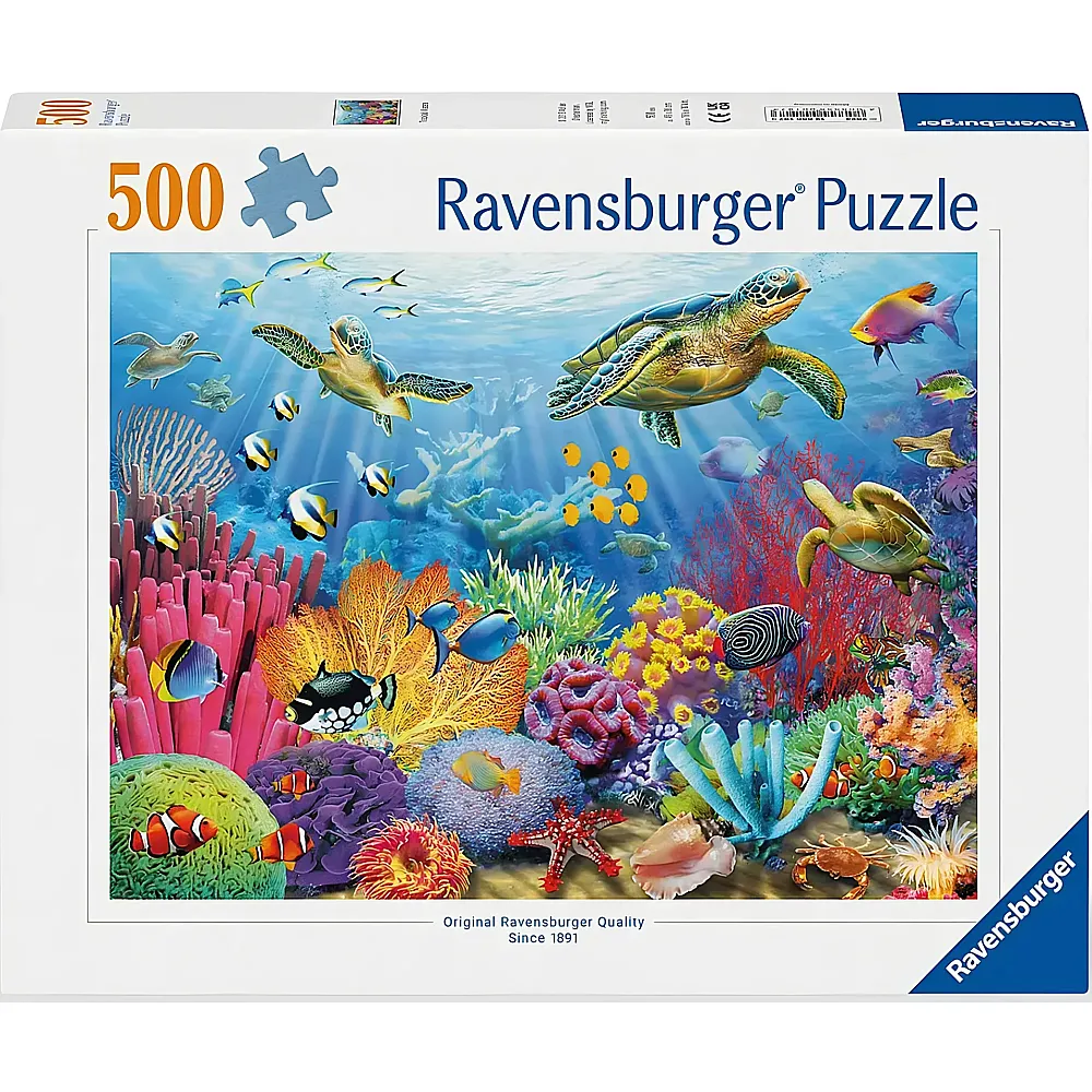 Ravensburger Puzzle Tropische Gew�sser 500Teile
