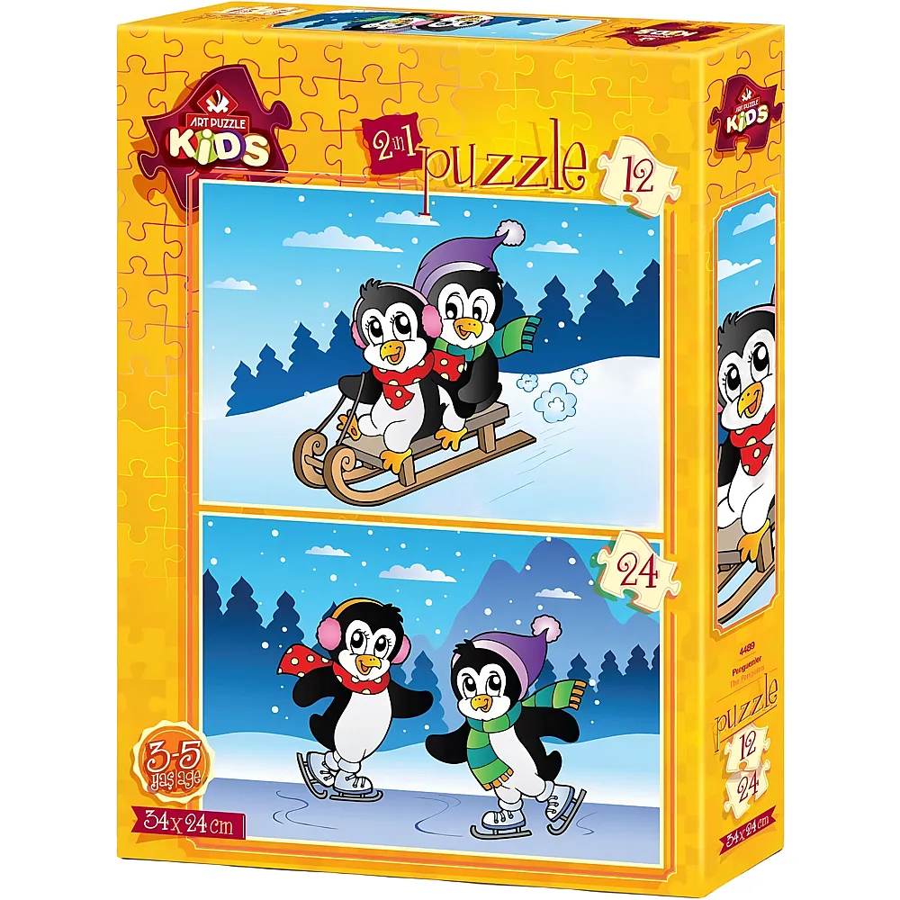 Art Puzzle Kids Die Pinguine - 12 Teile - Puzzle 10-104 Teile