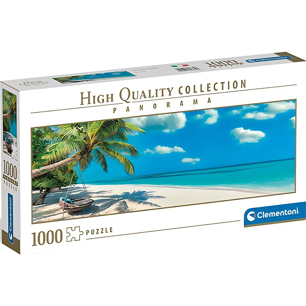 meinspielzeug - Clementoni Puzzle Panorama Meer & Strand - 1000 Teile | Puzzle 1000 Teile